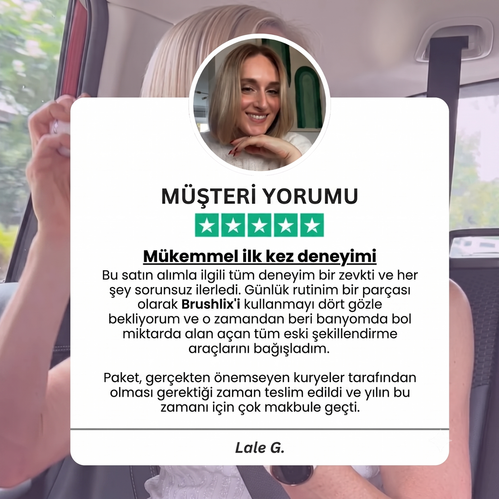BRUSHLIX Kablosuz Şarjlı Saç Düzleştirici