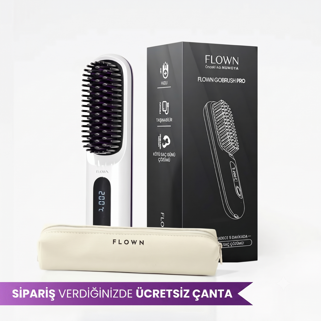 BRUSHLIX Kablosuz Şarjlı Saç Düzleştirici