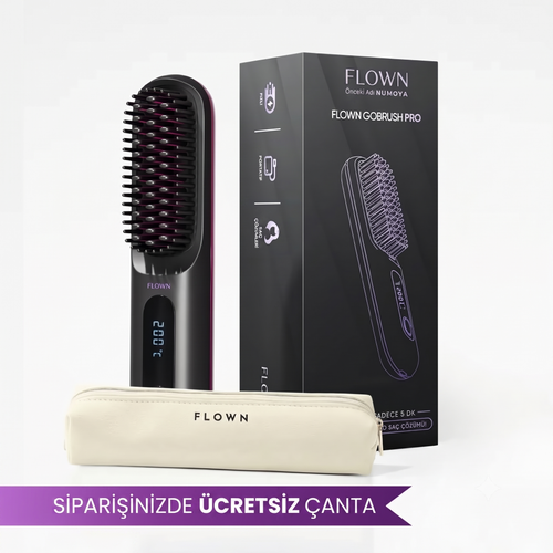BRUSHLIX Kablosuz Şarjlı Saç Düzleştirici
