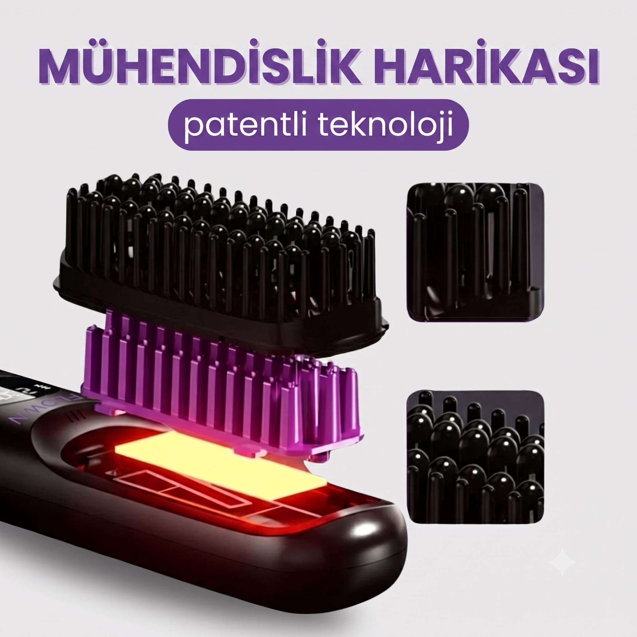 BRUSHLIX Kablosuz Şarjlı Saç Düzleştirici